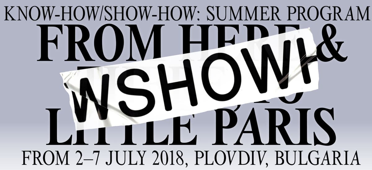 Summer program -2018/ From Here & There, to Little Paris slideshow image